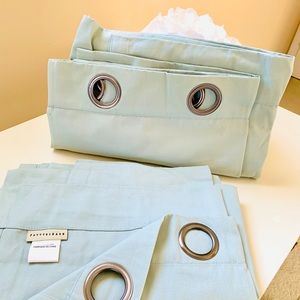 Pottery Barn Grommet Curtain NWT Rare Marine Blue